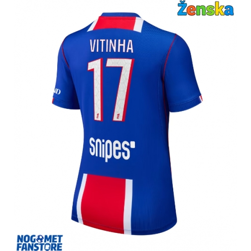 Paris Saint-Germain Vitinha #17 Domaci Dres za Ženska 2026-27 Kratak Rukav